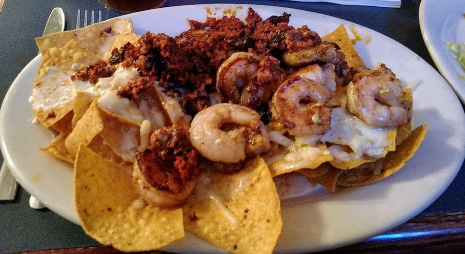 Menu page with bowls, nachos, and burritos